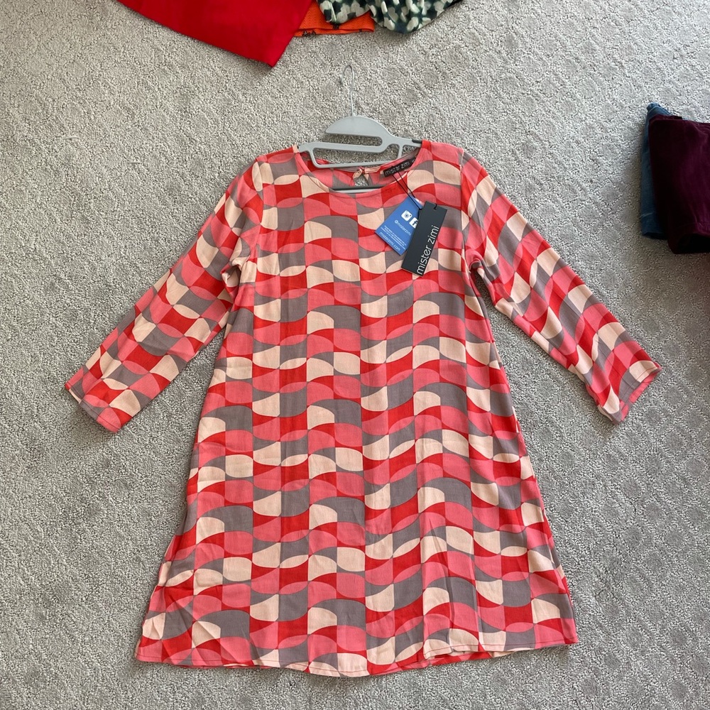 Mister Zimi A-line flowy dress. US2 ( 8 Australian)